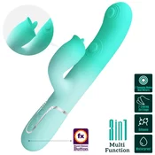 PRETTY LOVE PRETTY LOVE - GIGI VEČFUNKCIONALNI VIBRATOR ZAJEC AQUA GREEN, (22117086)