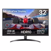 Monitor 31.5 LG 32UR5500K-B VA 3840x2160/60Hz/4ms/HDMI/DP/pivot