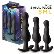 AfterDark Camber Set of 3 Anal Plugs Black