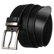 shumee Širok usnjen pas PTN PS-05M-95-3569 Črne barve