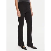 Marella Hlače iz tkanine Artur 2523786024 Črna Flare Fit