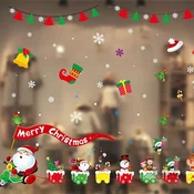 Iris Santa Claus ukras za prozor u obliku voza skutera (173-16) je 173-16