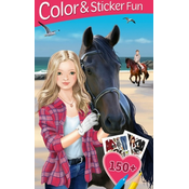 Caballos (3D Lenticular) ("Color & Sticker Fun")