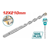 TOTAL SDS plus burgija 12 X 210mm, krstasti vrh