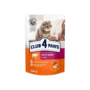 CLUB4PAWS CAT GOVEDINA v želeju 100G
