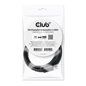 club3D club3D Mini-DisplayPort / DisplayPort adapterski kabel mini DisplayPort  vtič\, DisplayPort  vtič 2.00 m črna CAC-2163 ognjevaren DisplayPort kabel, (20415497)
