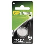 Litijumska dugmicasta baterija CR2430 GP LITHIUM 3V/300 mAh