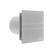 Ventilator E-100 GT s časovnikom, 8 W, cev 100 mm, srebrn - Srebrna - 24 - Plastika, steklo - 8,00 - Časovnik - Cata - VENTILATORS E - 150x150x94 mm