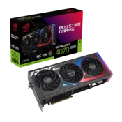 ASUS Obnovljeno - kot novo - ASUS ROG GeForce RTX 4070 SUPER STRIX OC, 12GB GDDR6X, PCI-E 4.0 grafična kartica, (5000311541)