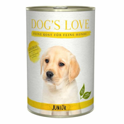 Dogs Love Junior Classic konzerva za pasje mladiče, s perutnino, 400 g