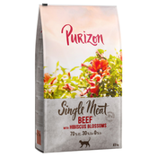Snižena cijenš 3 x 2,5 kg Purizon - Single Meat govedina s cvijetom hibiskusa 3 x 2,5 kg