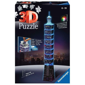 RAVENSBURGER 216 delna 3D sestavljanka Taipei ponoci 111497
