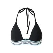 Calvin Klein Swimwear Bikini zgornji del  svetlo modra / temno modra / črna / bela