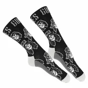 Nogavice Guns N Roses - Skulls Band Monochrome - BLACK - ROCK OFF - GNRSCK06MB