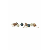 Komplet božičnih kroglic ferm LIVING Marble Baubles S 8-pack