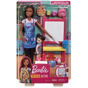Set za igru Barbie - Barbie uciteljica likovnog, brineta