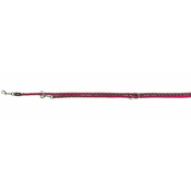 Trixie Povodac Cavo Radni S M 2/12mm Roze/Sivi, 3 Nivoa Podešavanja