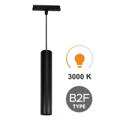 Viseča LED cevna svetilka 10W 3CCT tip B2F za magnetne tirnice SMART TRACK 48VDC