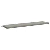 Vidaxl Blazina za klop SOEST 100% poliester Siva 170 x 40 x 5 cm