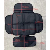 slomart ATL Zaščitna podloga za avtosedež ISOFIX, črna