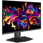 MSI MAG 272QPW QD-OLED X28 Gaming Monitor, 26.5, QD-OLED, 280Hz, QHD (2560x1440), 0.03ms, 1000 Nits, DisplayHDR True Black 400, 2x HDMI, 1x DP, Tilt, Swivel, Pivot, Height Adjustment, White