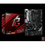 AsRock X570 Phantom Gaming 4, AMD X570, VGA by CPU, 2xPCI-e 4.0x16, 4xDDR4, 2xM.2, HDMI/DP/USB3.2 (Gen2), ATX (Socket AM4)