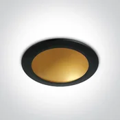 VGRADNA SVETILKA TEMNA LED 16W WW IP20 230V ČRNA DM10116FD/B/BS