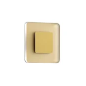 LDST SW-01-SZ-BC8 - LED svetlo za stepenište SWIFT 8xLED/1,2W/230V zlatna 3500K