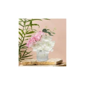 LEONARDO DIFUZOR WHITE AND PINK HYDRAGEA BOUQUET 200 ml