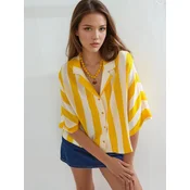 Busem Bluza limonino-rumena/bela