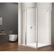 Gelco LORO Kvadratna Tuš Kabina 90x90 cm, Krom Profil, Prozorno Steklo