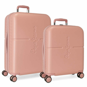 Pepe Jeans ABS Set kofera 2/1 Powder pink