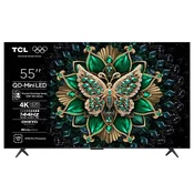 QD-Mini LED TV TCL 55C61K, 4K, GOOGLE TV, 144Hz
