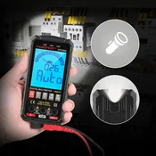 shumee DIGITALNI UNIVERZALNI MULTIMETER NCV RMS LIVE test TERMOČLEN TEMP LED SVETILKA