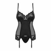 Obsessive Komplet steznik in tangice Amallie (gratis 1 L mehčalca Zara), L-XL