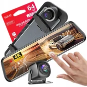 shumee Avtomobilska kamera snemalnik videa snemalnik videa za vzvratni pogled 4K 2K
