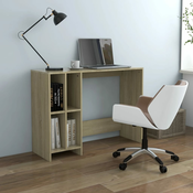 vidaXL Miza za prenosni računalnik sonoma hrast 102,5x35x75 cm