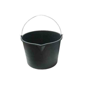 VEDRO ZIDARSKO PVC 5 L - ČRNO - Z IZLIVOM - DEN BRAVEN