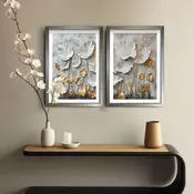 Wallity Dekorativne uramljene slike, 38x53cm, 2 komada, Šarene