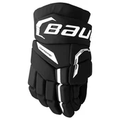Hokejske rokavice Bauer Supreme FUSE Black/White Youth 9”