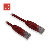 LYNX UTP povezovalni kabel Cat5e, PVC, CCA, 5m, rdeč