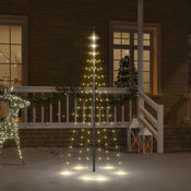 Božićno drvce na stijegu 108 LED žarulja tople bijele 180 cm