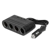 slomart AMiO Razdelilnik vtičnice avto vžigalnika (4x vtičnica, 2x USB-A, 1x USB-C)
