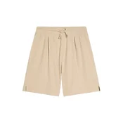 Bershka Hlače z naborki kapučino