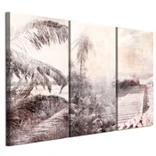 shumee Slika na italijanskem platnu 90 x 60 cm triptih - boho stil - narava Slika na italijanskem platnu 120 x 80 cm triptih - boho stil - narava