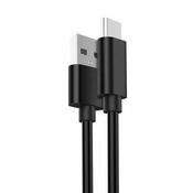 Ewent EC1034 kabel USB-A v USB-C, 1.8m, crni