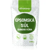 Allnature Epsom Salt Oak Bark kopalna sol 1000 g