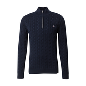 Gant Pulover 8050603 Mornarsko modra Regular Fit