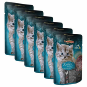 Vrečka hrane Leonardo Kitten, 6x85 g
