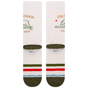 Stance Nogavice CALIFORNIA REPUBLIC 2, bela